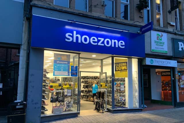 The existing Shoe Zone store on Market Place is scheduled to close on November 10.