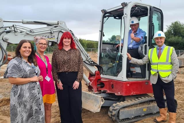 Verity Allsop, Regional Quality Assurance Manager, Nita Roper, Hospital Director Sherwood House, Claire Griffiths, Hospital Manager, Ricky Holland, Operations Director, and Dr Tony Romero, CEO of Cygnet Health Care