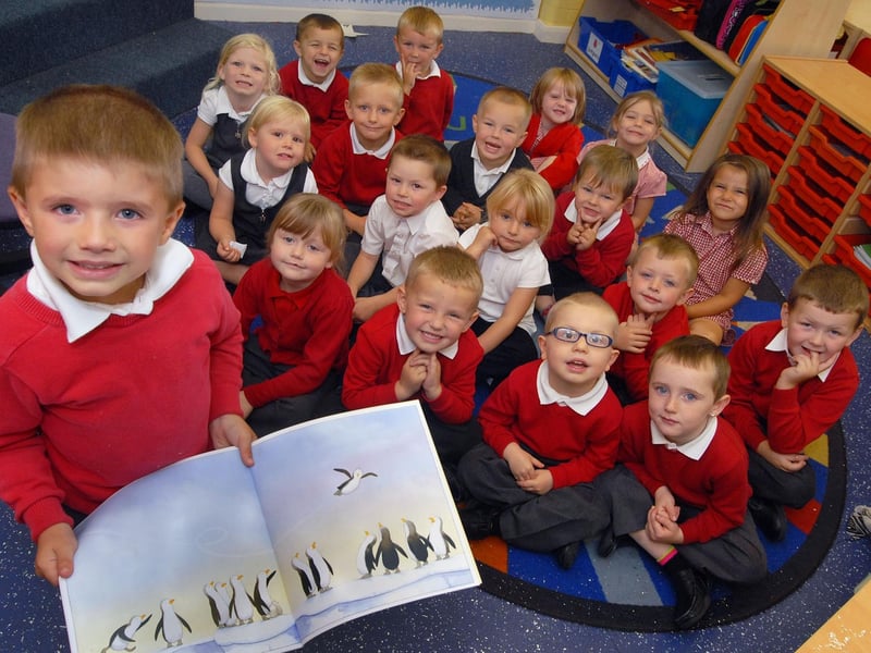 Morvern Park Primary School's Penguin group who were taught by Mrs Pride in 2012.