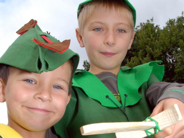 Festival regulars Connor Fox and Conner Speller in 2010.