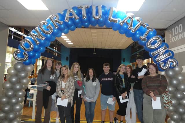 Students at Meden College have collected their A-level results