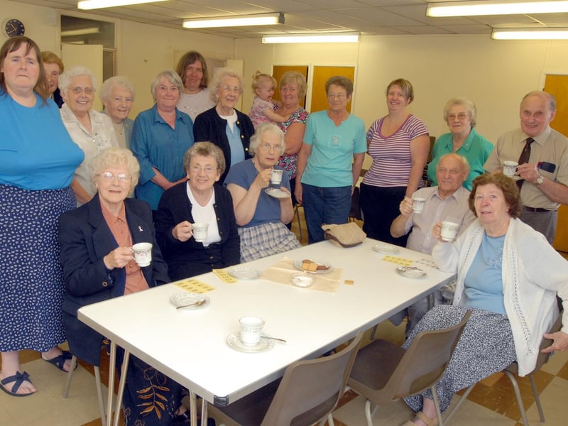 Guests at the last Wednesday Coffee Morning held at Carr Vale United Reform Church.