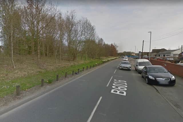 The forklift trucks were found on Pye Hill Road, Jacksdale