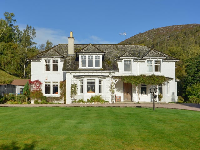 Accommodation includes the six-bedroom Lynwilg house