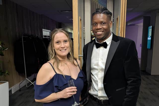 Nikita and Lesley celebrating at the GBCA Awards.
