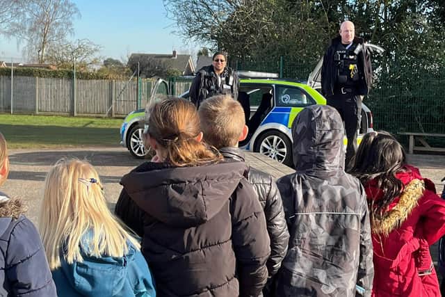 The Gedling Operation Reacher team visited Ravenshead Primary School