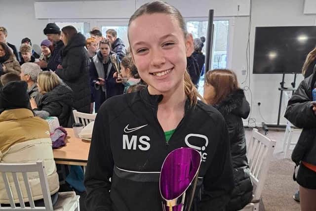 Maisy Slack - race of her career to take title.