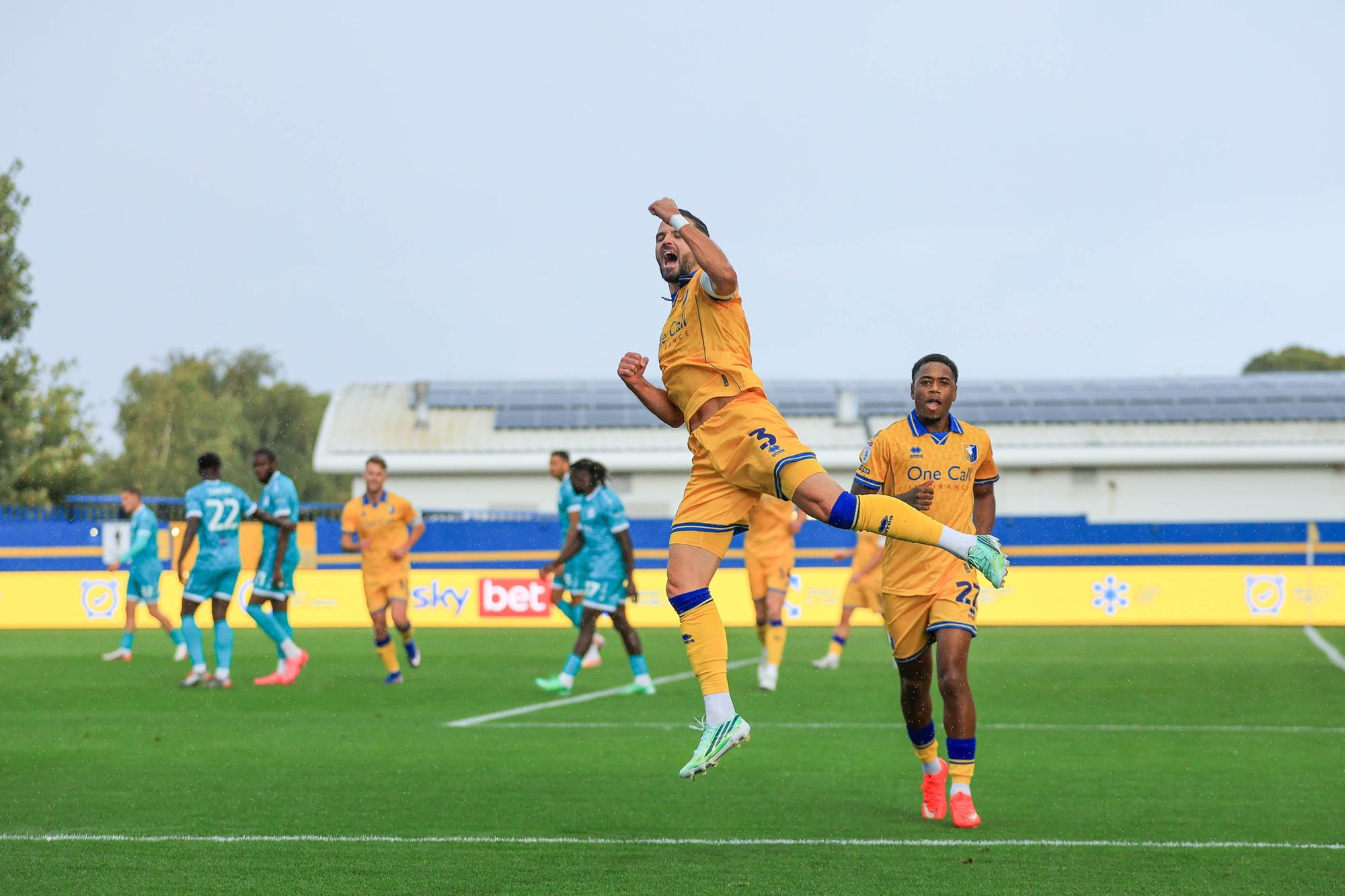 Stephen McLaughlin delighted to be off the mark for Mansfield Town with ...