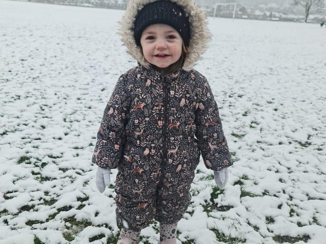 Snow fun in Forest Town.