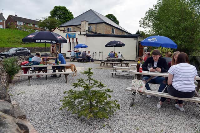 Cakefield Cakes Tea Room has opened a new 'secret garden' outside seating area at Pleasley.