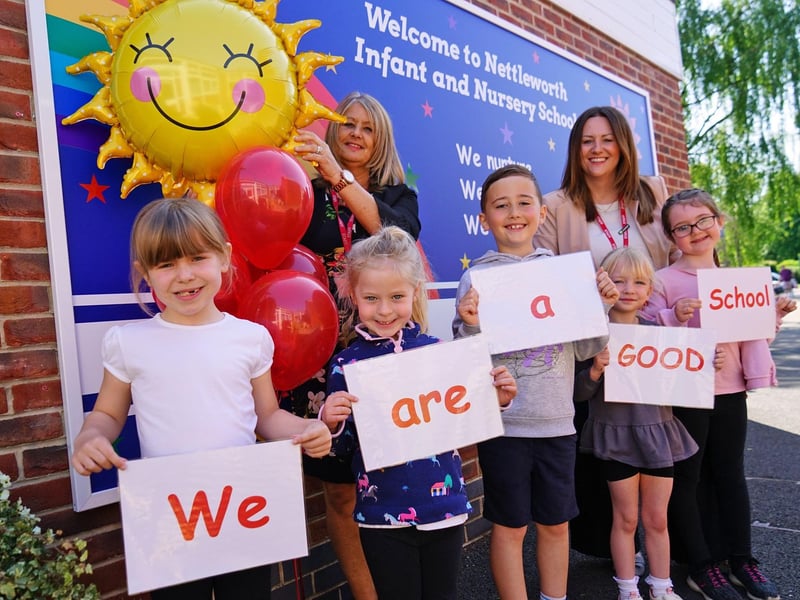 Nettleworth Infant And Nursery School celebrates good Ofsted report.
