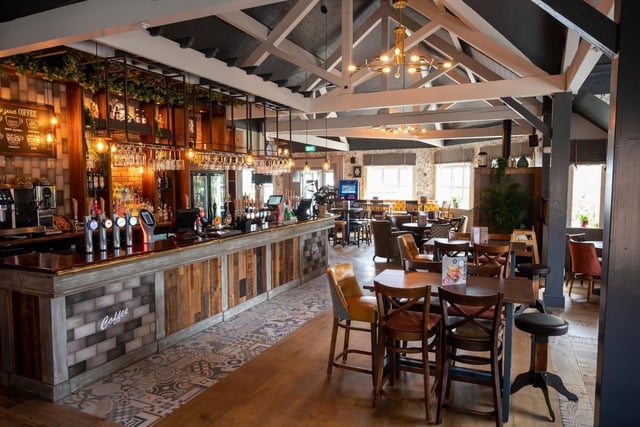 The pub has new wood panelling and a refreshed neutral colour palette