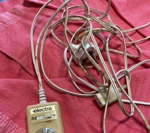 Old electric blanket