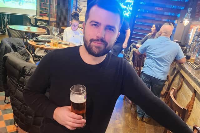 Landlord Kane Oliver at OIiver's Pub and Kitchen in Eastwood after the makeover.