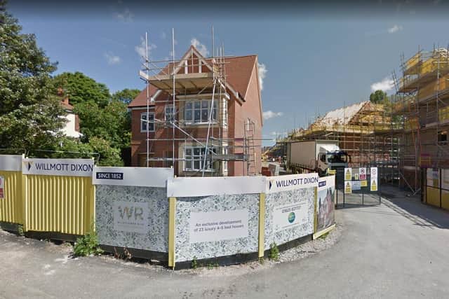 The Wildflower Rise development under construction.