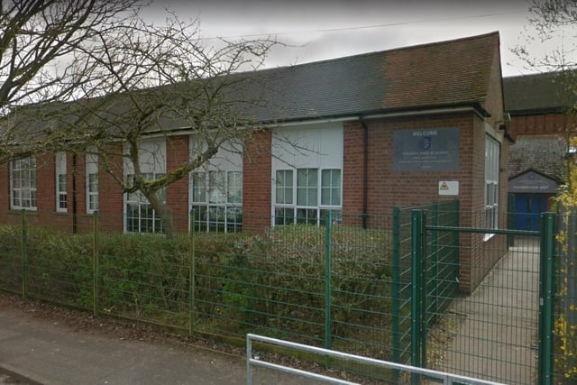 The school was given a four-out-of-five 'good' food hygiene rating after assessment on November 4.