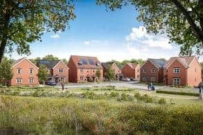 A CGI image of the proposed development