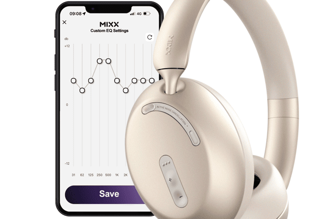 MIXX StreamQ D3 ANC Wireless Headphones.