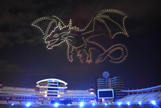 Dragons will fly over Trent Bridge this December in the spectacular drone show Sky Kingdoms from BGT finalists Celestial. Photo: Submitted