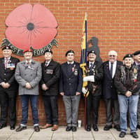 Weather can't dampen the mood at Poppy Appeal launch in Giltbrook