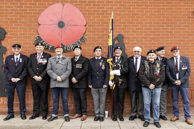 Members of the Eastwood & District Branch of the RBL at the event. Photo: Lesley Grand-Scrutton