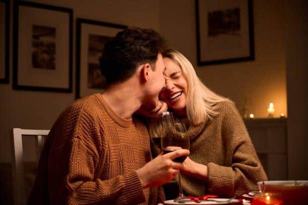 Young Couple Dining