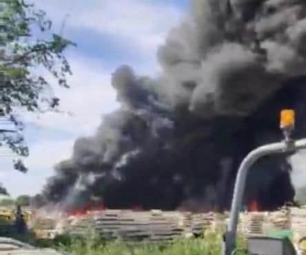 Fire at Langar