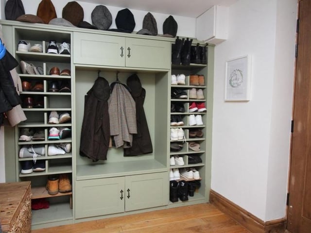 Completing the ground floor at the Kimberley property is this handy boot room.