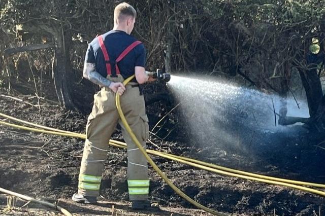 Firefighters from across Nottinghamshire attended the incident