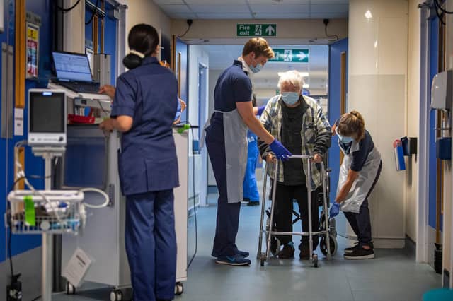 These hospitals have more Covid inpatients than they did at the peak of the pandemic (Photo by Victoria Jones-WPA Pool/Getty Images)