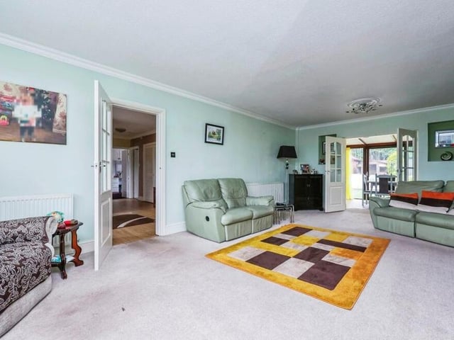 The lounge is so bright and spacious, helped by a double-glazed window that faces the front of the property.