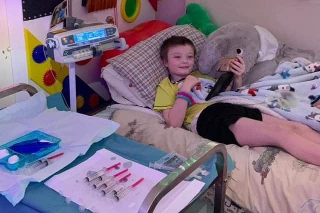 Zach requires a huge amount of specialist equipment each day
