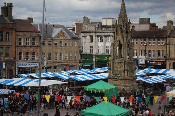 Mansfield Market is back- but there are strict measures in place for shoppers.