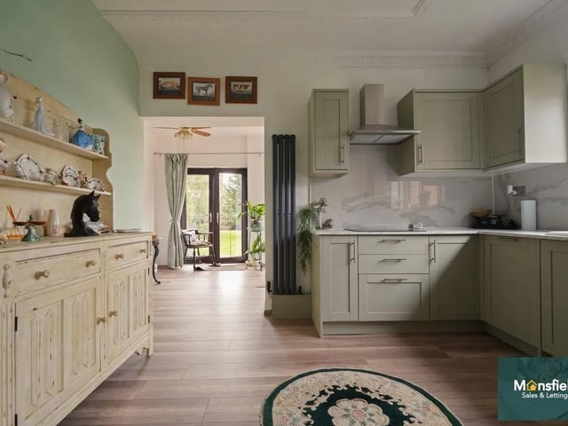 One of two modern kitchens in the property