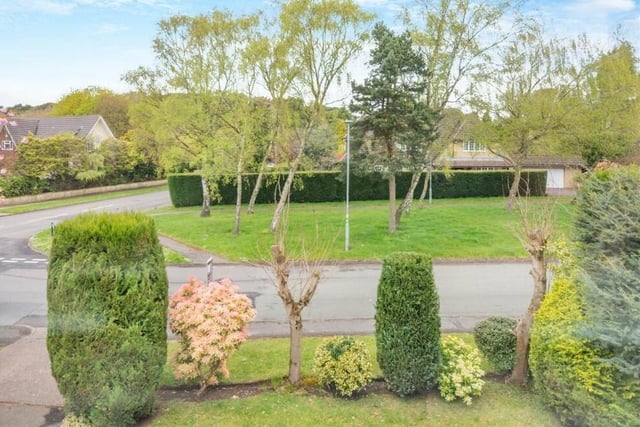 The Avenue is one of Mansfield's most desirable places to live, offering greenery, peace and quiet, as this view from one of the bedroom windows shows.