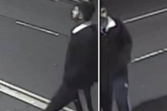 "We've obtained local CCTV footage, and although we acknowledge that they aren't the greatest images, we hope someone might recognise the man.