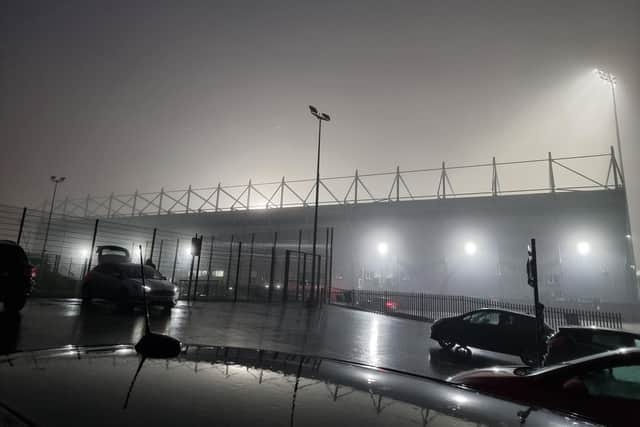 One Call Stadium - no game now on Tuesday night.