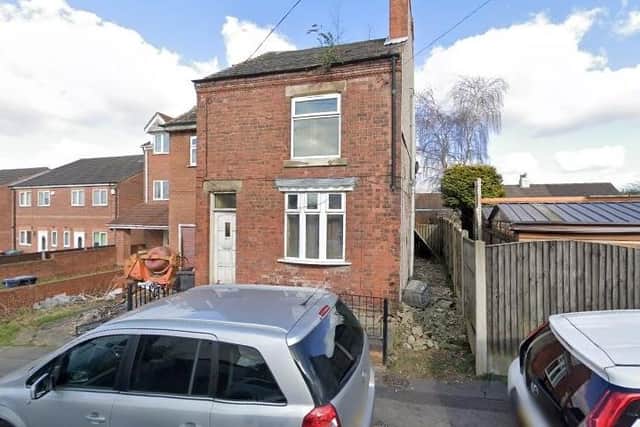 The dilapidated, detached house at Fishers Street on the Kirkby/Annesley Woodhouse border, which has been an unsafe eyesore for many years. (PHOTO BY: Google Maps)