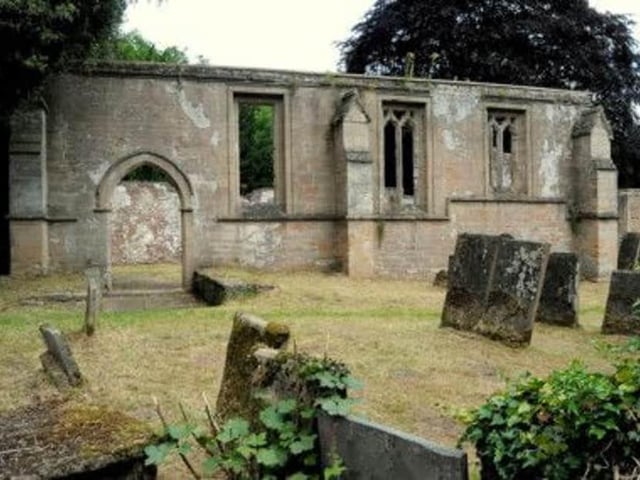 Grade: I. Location: RUINS OF CHURCH OF ALL SAINTS, Annesley, Annesley Park, Ashfield.