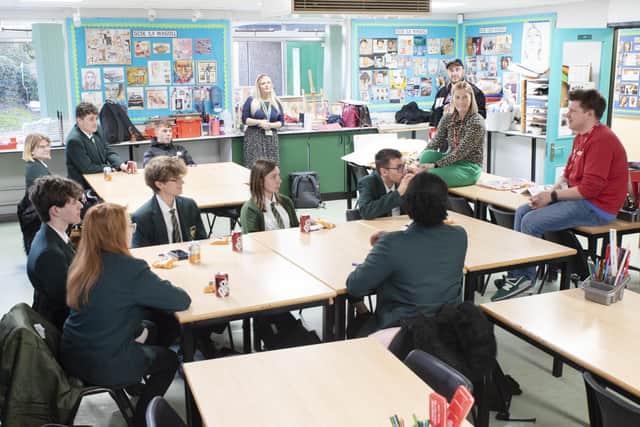 Pupils from The Brunts Academy in Mansfield have joined Inspire’s Takeover initiative