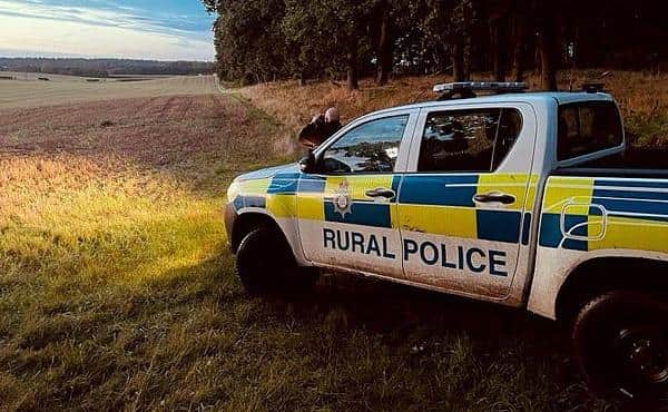 Police officers have been taking part of a week of action against rural crime. Photo: Nottinghamshire Police
