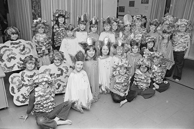 Mansfield's Oak Tree Lane School's Christmas play in 1980.