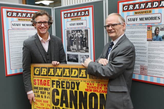 Mansfield 103.2 presenter Ian 'Watko' Watkins, who organised the exhibition with Alan Wilson, the last organist at the Granada venue before it closed 50 years ago.