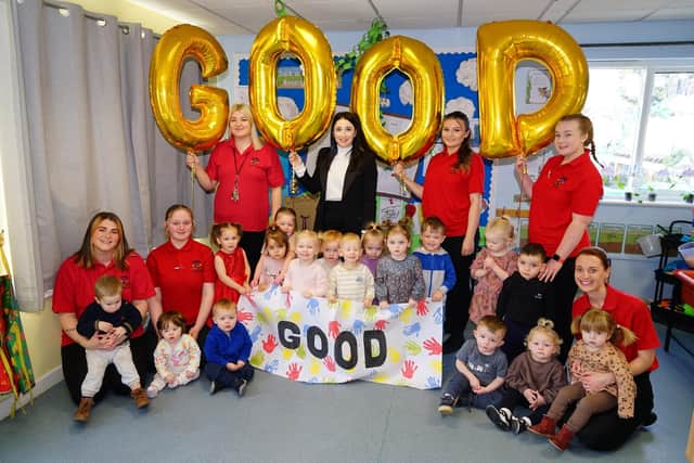 Shaping Futures in Warsop celebrate a good Ofsted report.