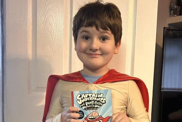 Miles, aged eight.