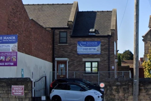 The Manor Dental Practice on Manor Street, Sutton, has a 5 out of 5 rating.