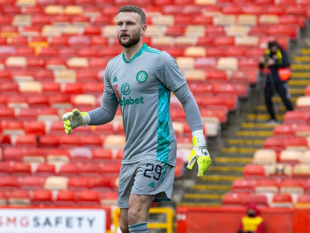 Made a good penalty save and another couple of fine stops. However, he also spilled an easy cross which could've cost Celtic. Couldn't do much about either goal.