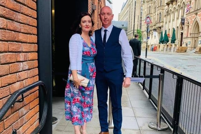 Andrea married on 27.7.20. She said: 'We were married on 27th July 2020 in Manchester, just before they went into tier 4. Didn’t think it was going to happen until a few days before.'