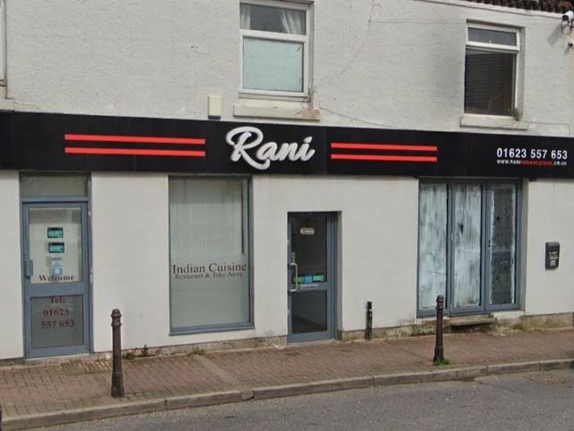 Rani, on Market Street, Huthwaite, is ratred 4.5.