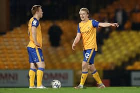 George Lapslie is one of two Mansfield Town players in the League Two team of the year, according to the whoscored.com website.
